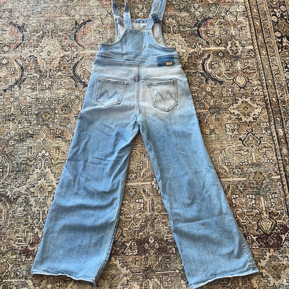Mother denim overalls sz 25